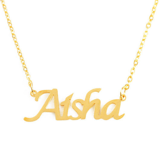 Aisha Name Necklace