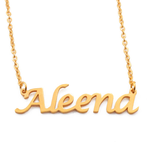 Aleena Name Necklace