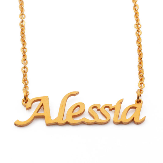 Alessia Name Necklace