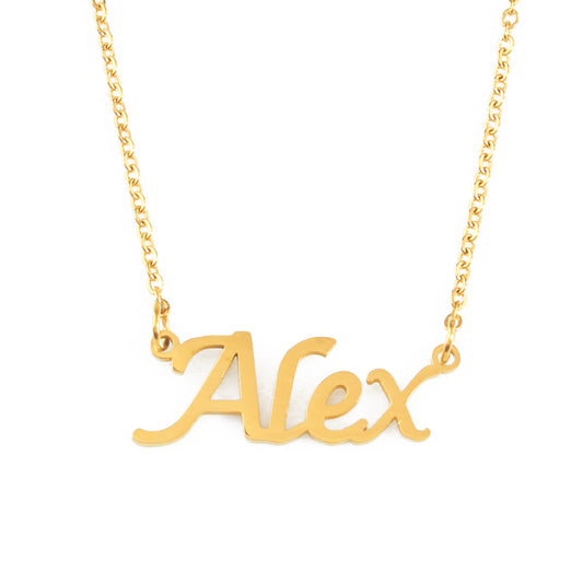 Alex Name Necklace