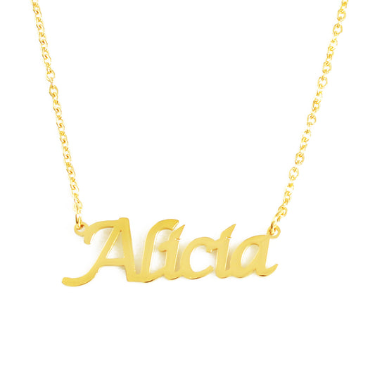 Alicia Name Necklace
