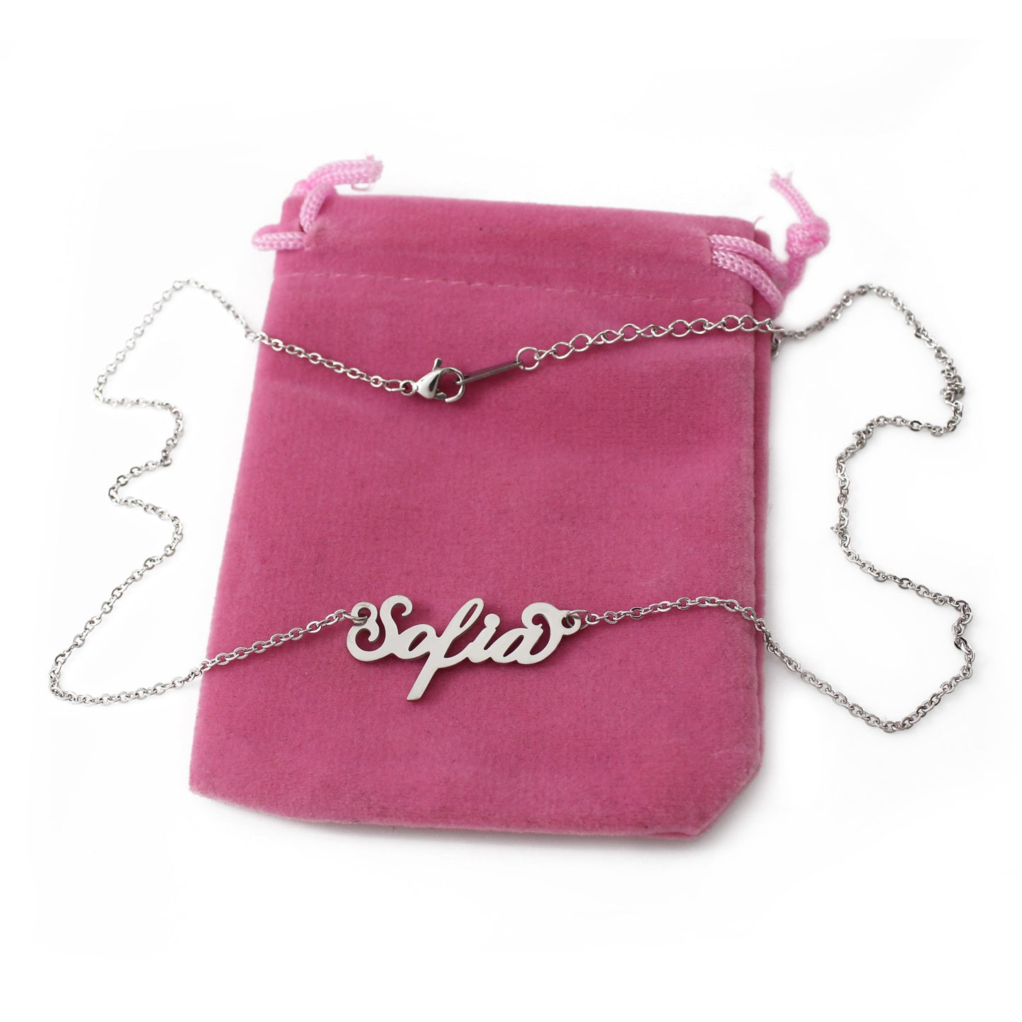 Sofia Name Necklace - Italic Style