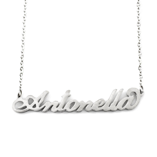 Antonella Name Necklace - Italic Style