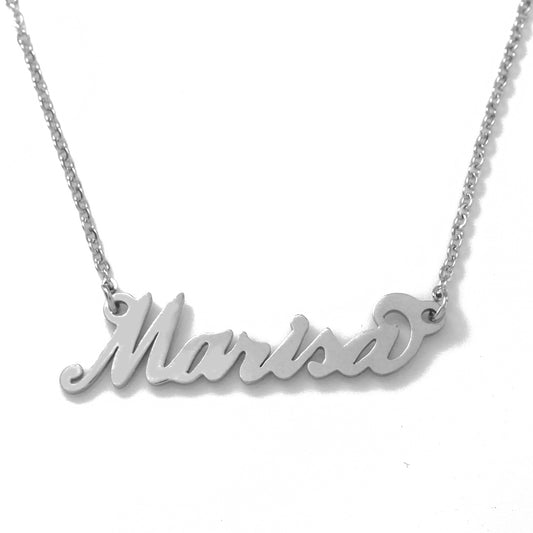 Marisa Name Necklace - Italic Style