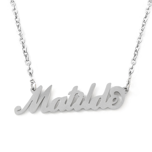 Matilde Name Necklace - Italic Style