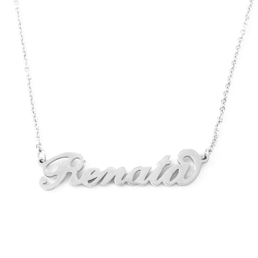 Renata Name Necklace - Italic Style