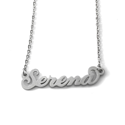 Serena Name Necklace - Italic Style
