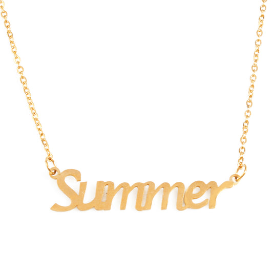 Summer Name Necklace