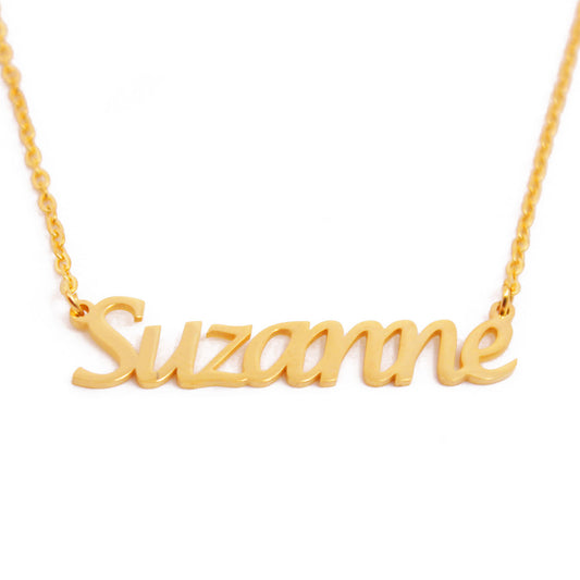 Suzanne Name Necklace