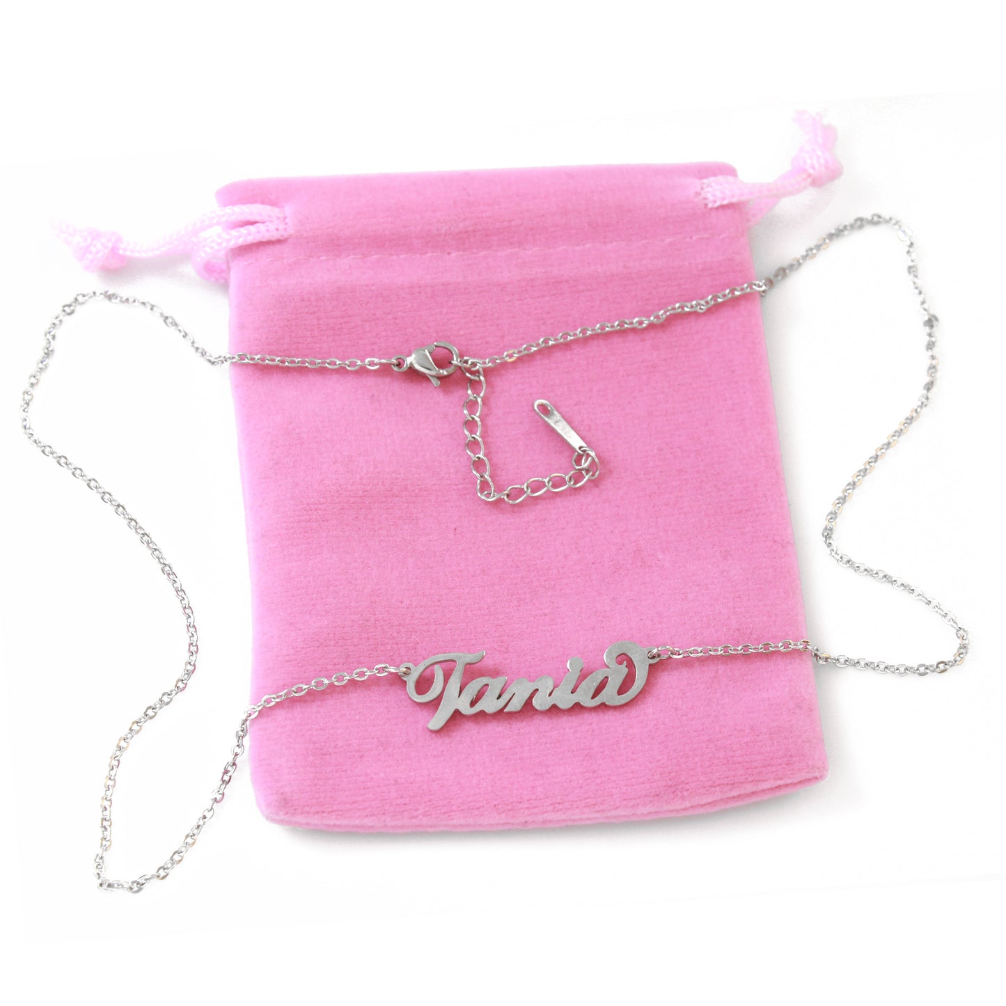 Tania Name Necklace - Italic Style