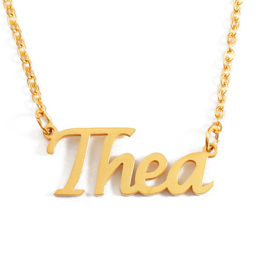 Thea Name Necklace