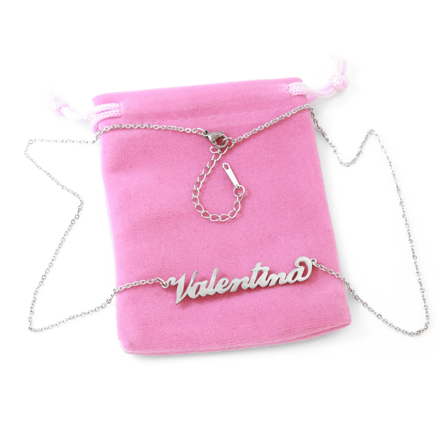 Valentina Name Necklace - Italic Style