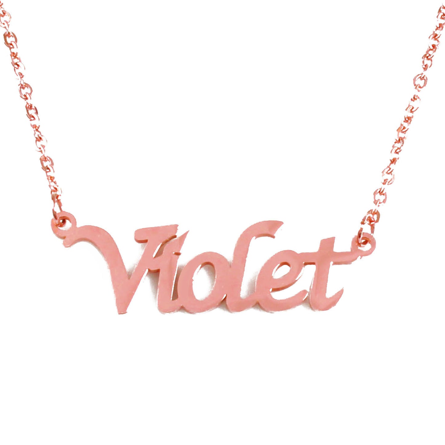 Violet Name Necklace