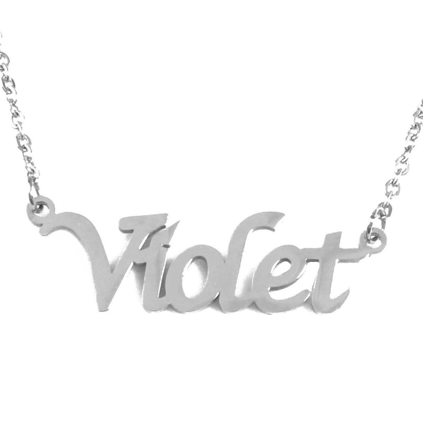 Violet Name Necklace