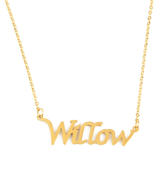 Willow Name Necklace