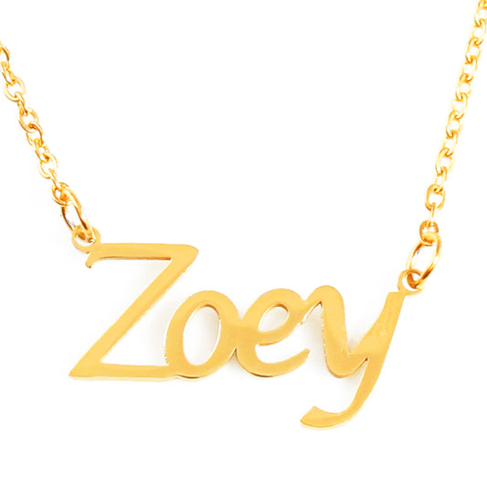 Zoey Name Necklace