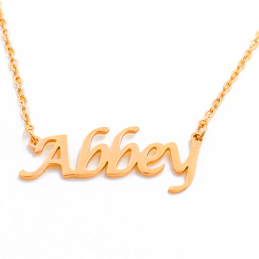 Abbey Name Necklace