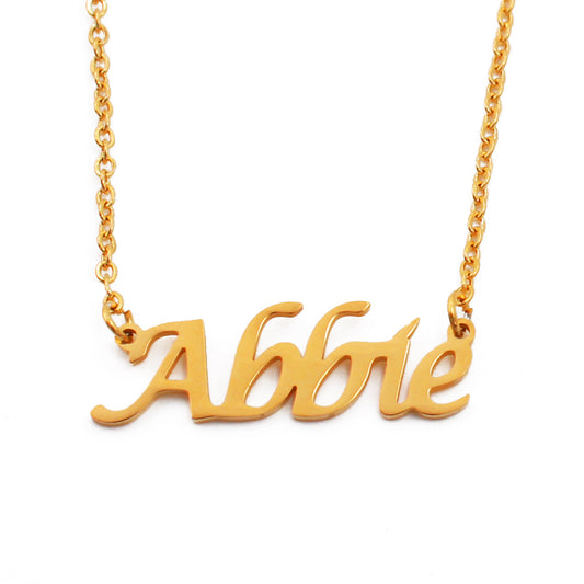 Abbie Name Necklace