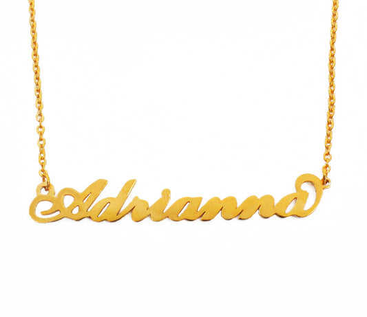 Adrianna Name Necklace - Italic Style