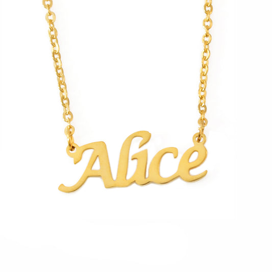 Alice Name Necklace