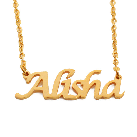 Alisha Name Necklace
