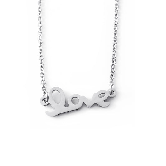 Love Name Necklace - Italic Style
