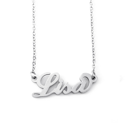 Lisa Name Necklace - Italic Style