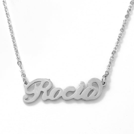 Rocio Name Necklace - Italic Style