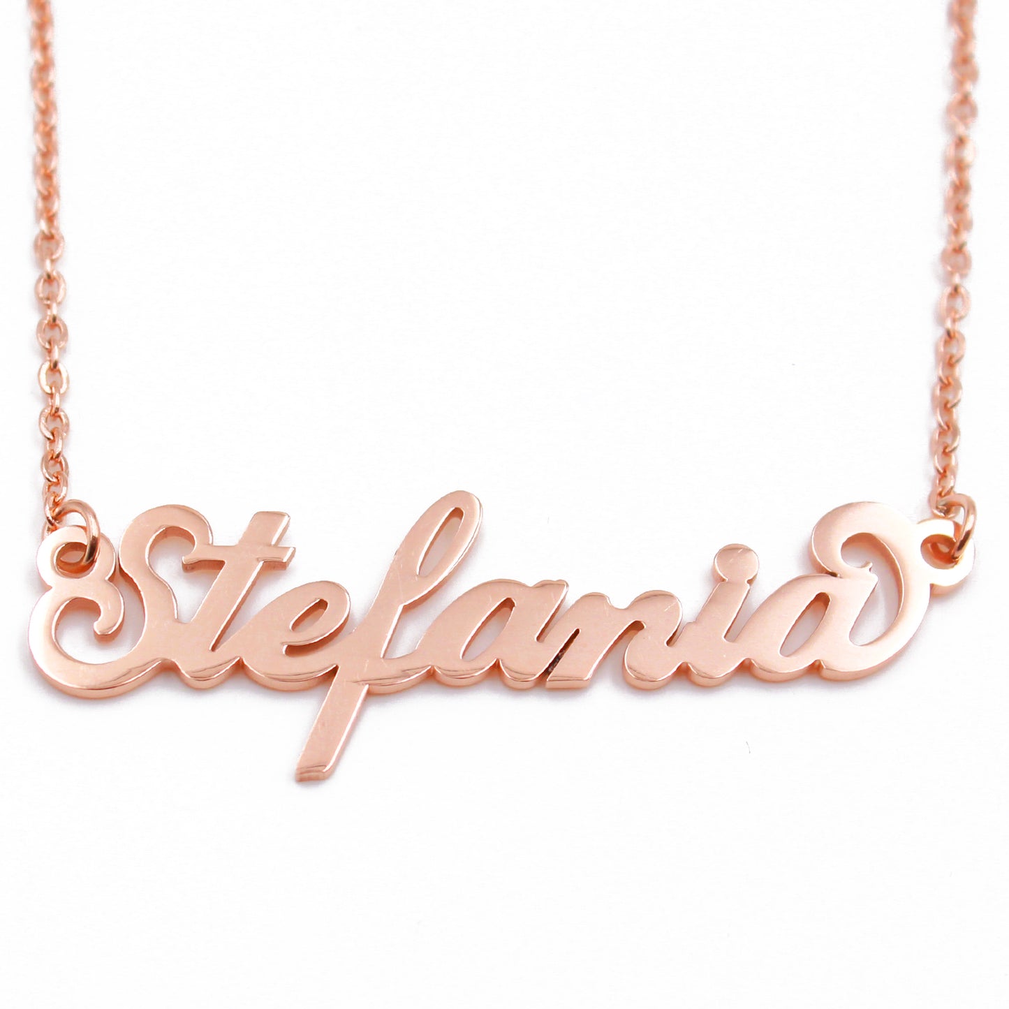 Stefania Name Necklace - Italic Style